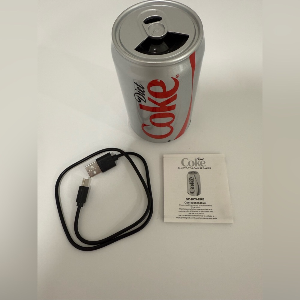 Coca Cola Silver Bluetooth Speaker